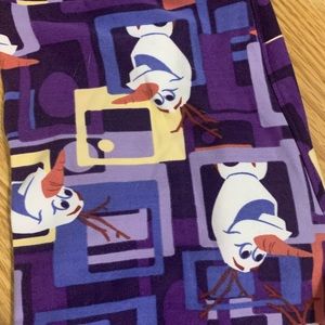 Lularoe tween Olaf leggings